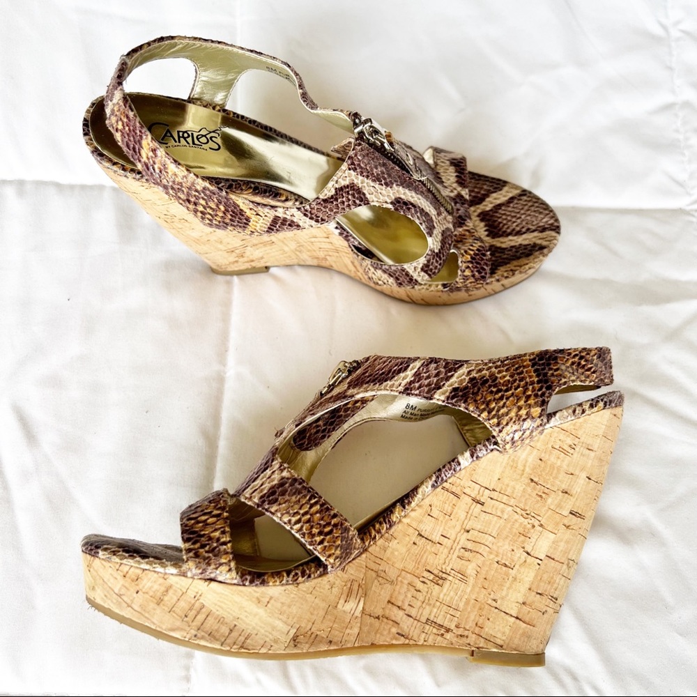 Carlos Wedge Sandals